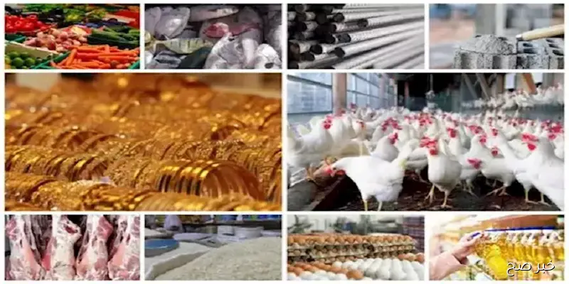 تحديث أسعار اليوم: انخفاض الدواجن والحديد وارتفاع البيض والذهب