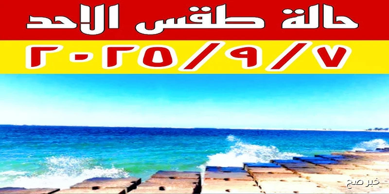 الأرصاد تُعلن توقعات حالة الطقس غدا الأحد 7\9\2025 .. تحسن نسبي في الأجواء ليلاً