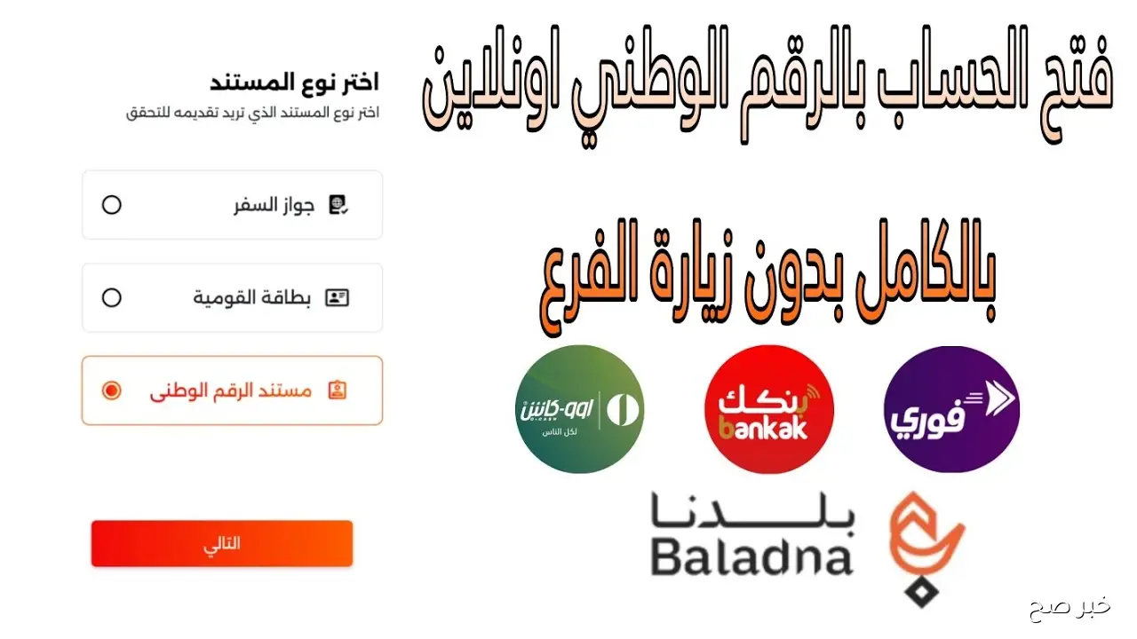 “من مكانك يا زول”.. فتح حساب بنك الخرطوم اون لاين بالرقم الوطني 2025 عبر bankofkhartoum