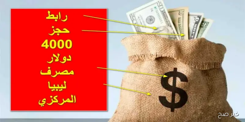 رابط منظومة حجز مصرف ليبيا المركزي 4000 دولار.. خطوات التسجيل والشروط الكاملة