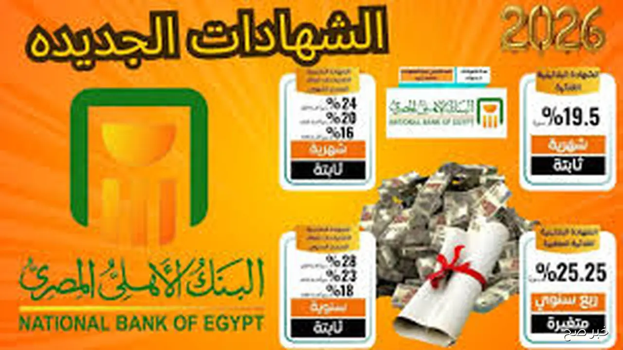 شهادات البنك الأهلي ذات العائد الشهري 2025.. استثمر بأعلي عائد