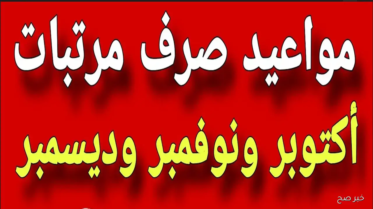 موعد صرف مرتبات شهر أكتوبر 2025 للموظفين الحكوميين.. وهذه الجهات تبدأ أولًا