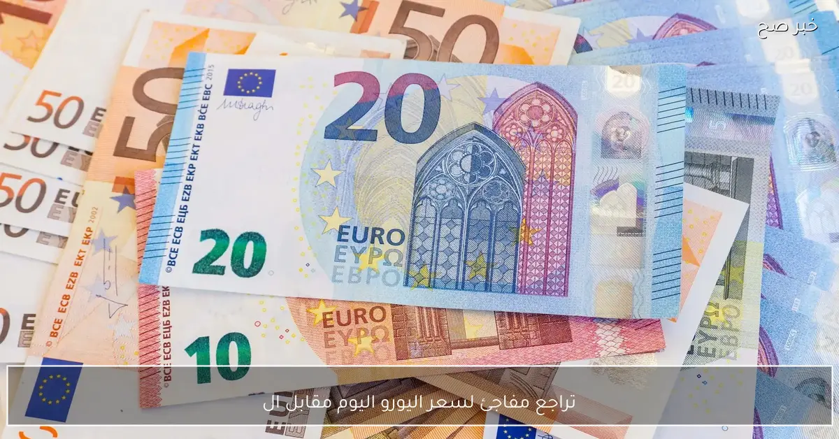 تراجع مفاجئ لسعر اليورو اليوم في السوق السوداء مقابل الجنية المصري