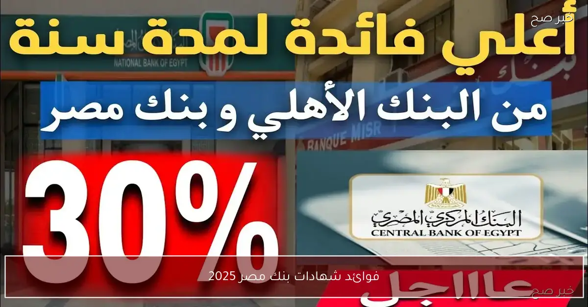 فوائد شهادات بنك مصر 2025.. كيف تحقق دخل شهري مضمون بعوائد مرتفعة؟
