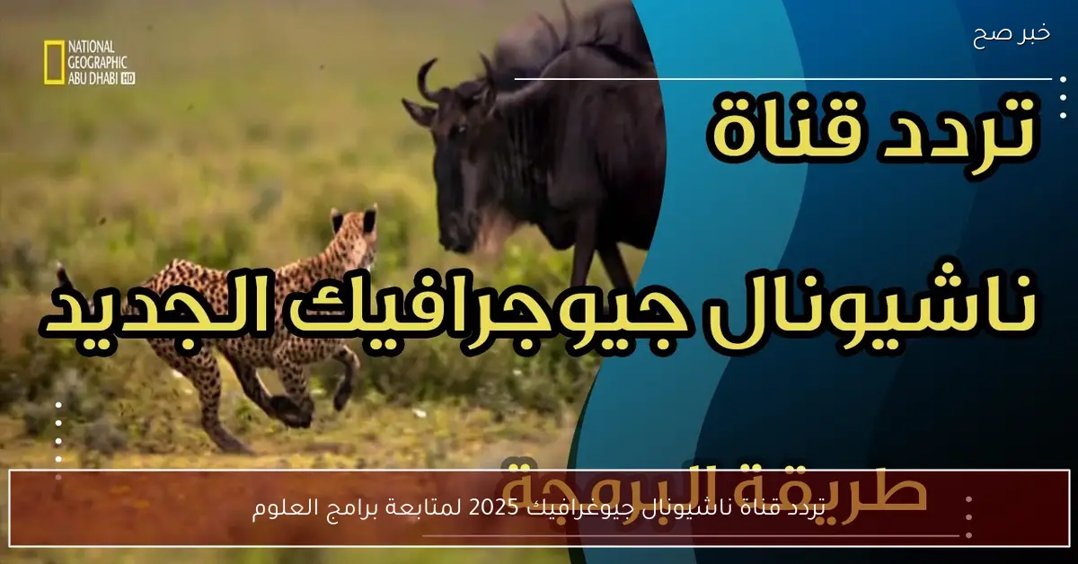 تردد قناة ناشيونال جيوغرافيك 2025 لمتابعة برامج الحياه البرية والعلوم والتكنولوجيا HD
