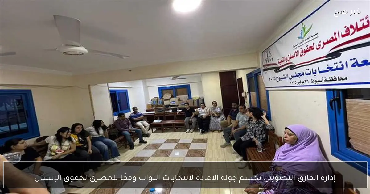 إدارة الفارق التصويتي تحسم جولة الإعادة لانتخابات النواب وفقًا للمصري لحقوق الإنسان