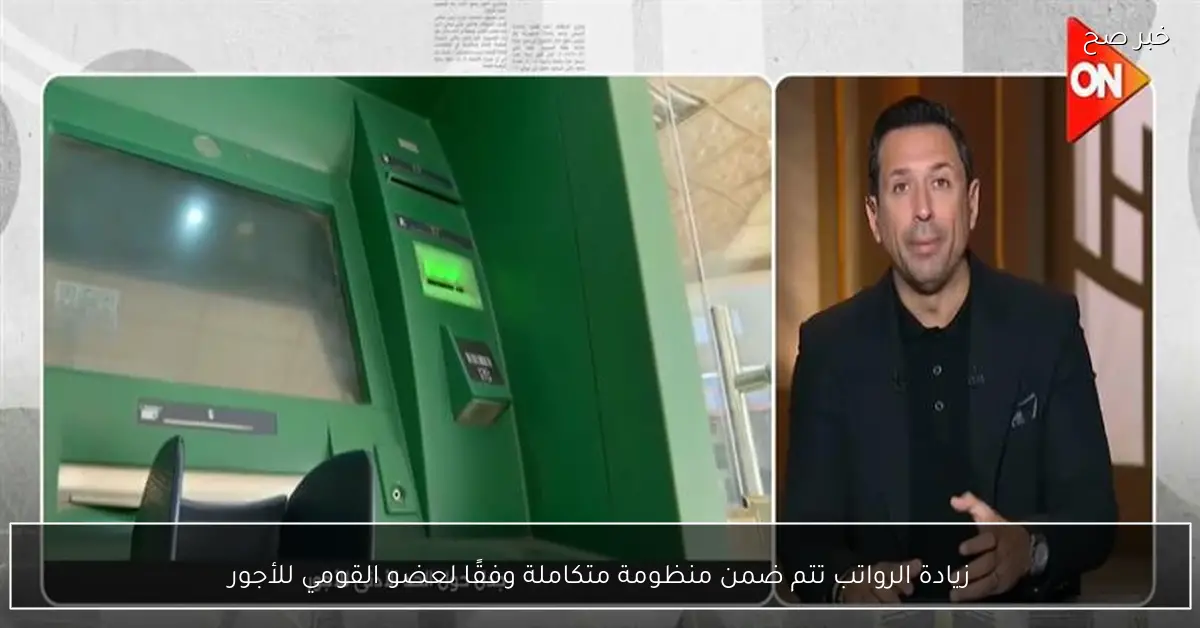 زيادة الرواتب تتم ضمن منظومة متكاملة وفقًا لعضو القومي للأجور