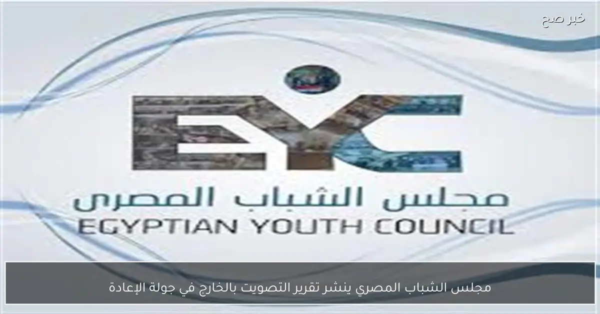 مجلس الشباب المصري ينشر تقرير التصويت بالخارج في جولة الإعادة