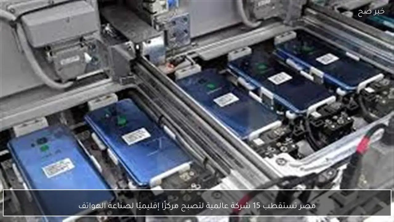 مصر تستقطب 15 شركة عالمية لتصبح مركزًا إقليميًا لصناعة الهواتف