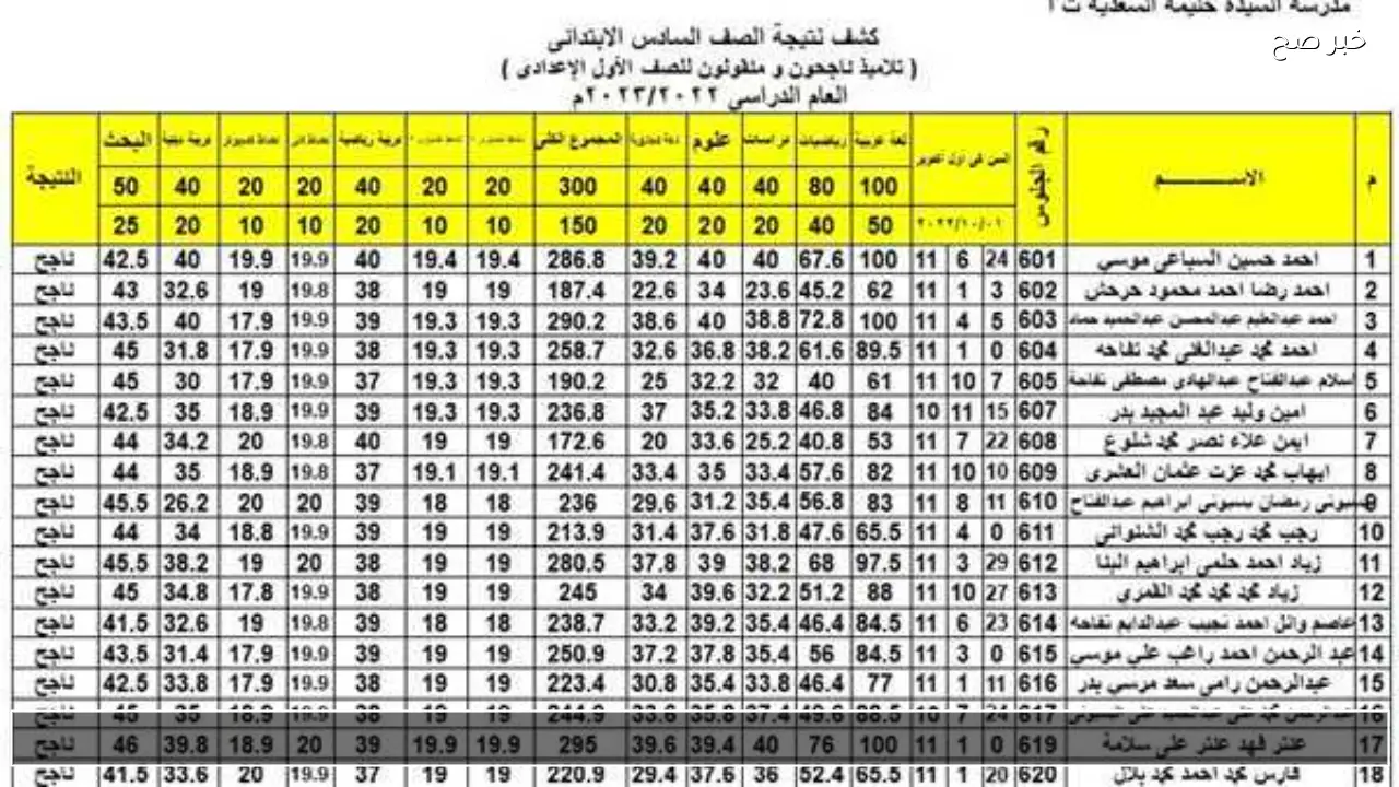بوابة نتائج التعليم الأساسي 2026 .. رابط نتيجة الصف الثالث والرابع والخامس والسادس الابتدائي بالاسم