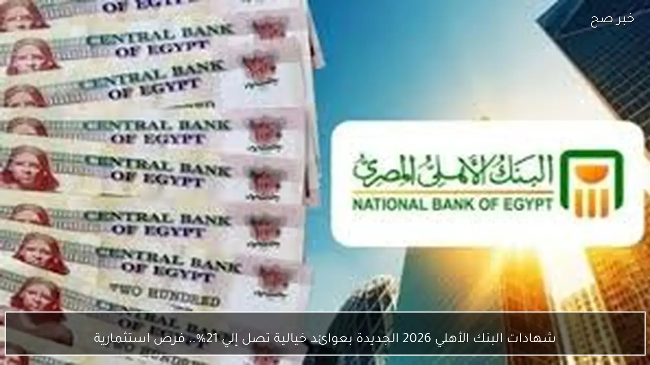 شهادات البنك الأهلي 2026 الجديدة بعوائد خيالية تصل إلي 21%.. فرص استثمارية مضمونة
