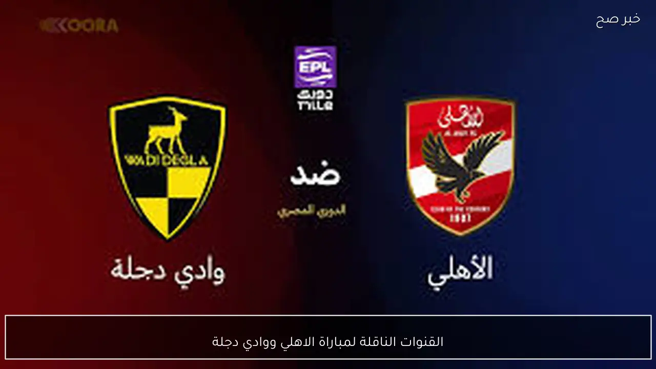 بالترددات.. القنوات الناقلة لمباراة الاهلي ووادي دجلة في الدوري المصري الممتاز والمعلق