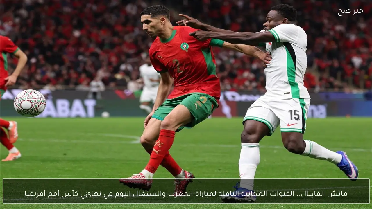 ماتش الفاينال.. القنوات المجانية الناقلة لمباراة المغرب والسنغال اليوم في نهائي كأس أمم أفريقيا