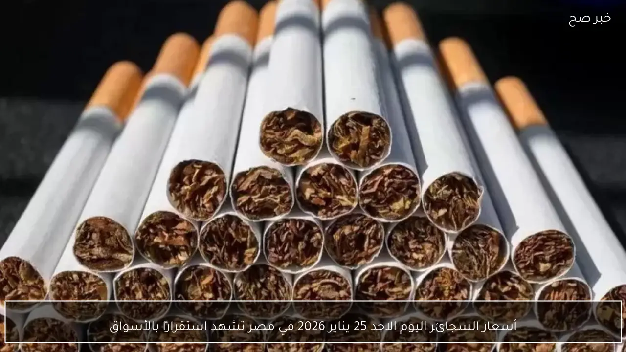 أسعار السجائر اليوم الاحد 25 يناير 2026 في مصر تشهد استقرارًا بالأسواق