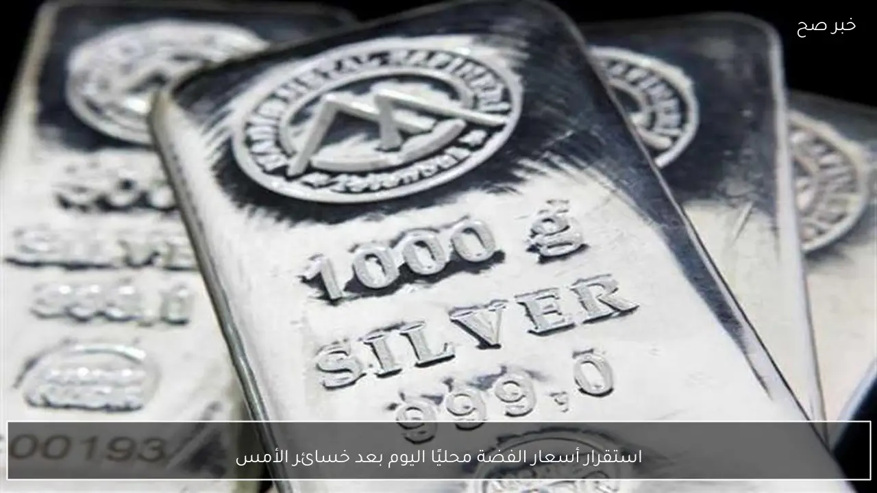 استقرار أسعار الفضة محليًا اليوم بعد خسائر الأمس