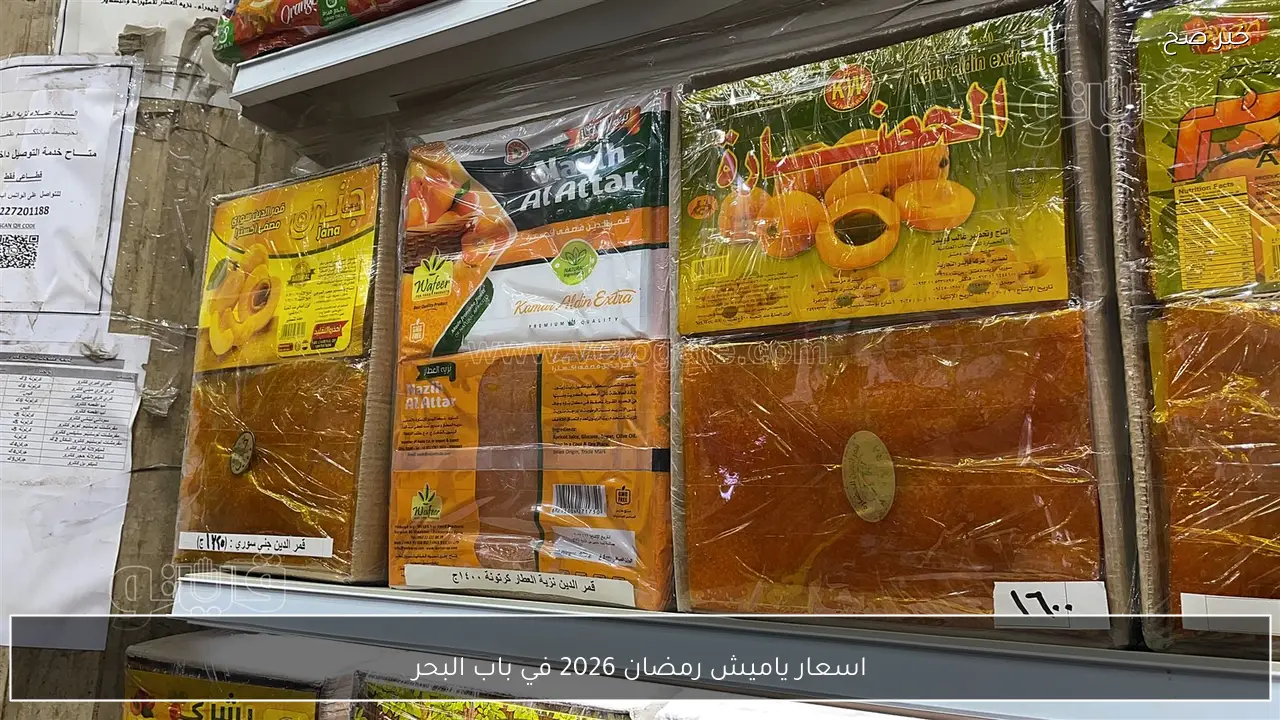 اسعار ياميش رمضان 2026 في باب البحر أقل من الأسواق الأخرى