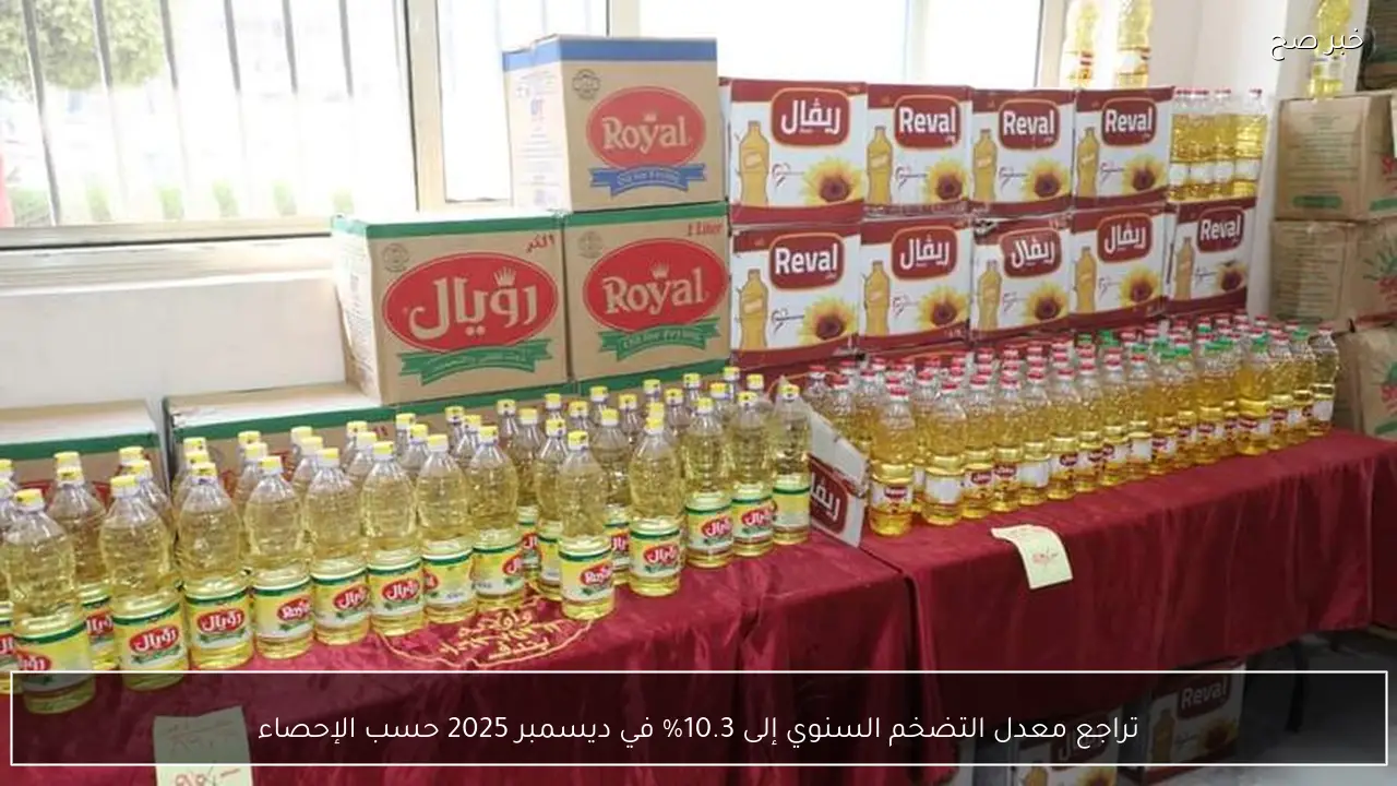 تراجع معدل التضخم السنوي إلى 10.3% في ديسمبر 2025 حسب الإحصاء
