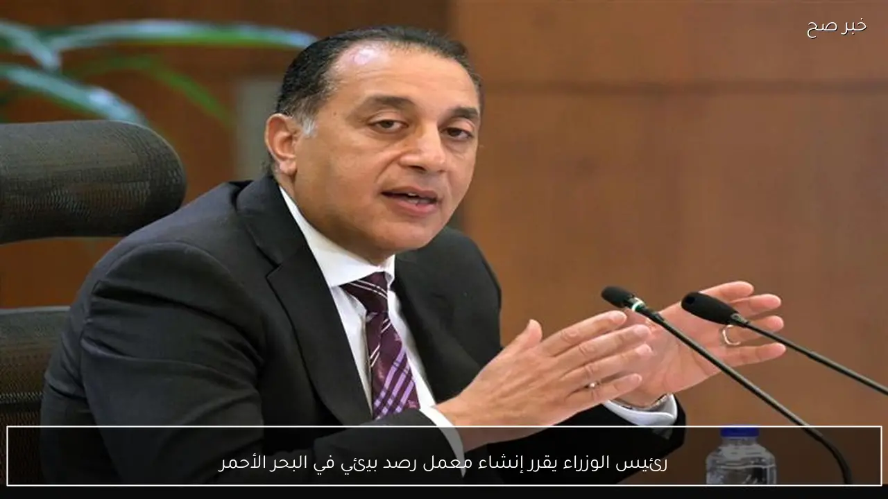 رئيس الوزراء يقرر إنشاء معمل رصد بيئي في البحر الأحمر