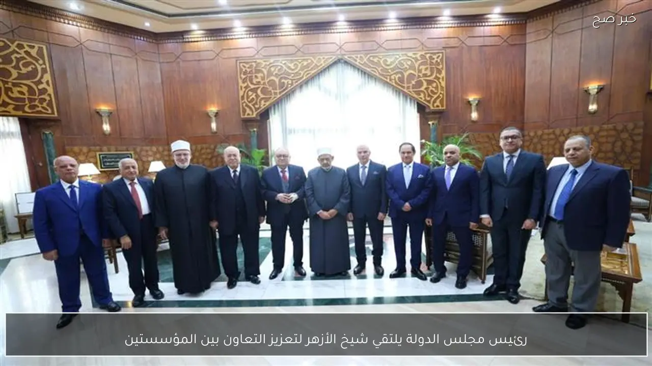 رئيس مجلس الدولة يلتقي شيخ الأزهر لتعزيز التعاون بين المؤسستين