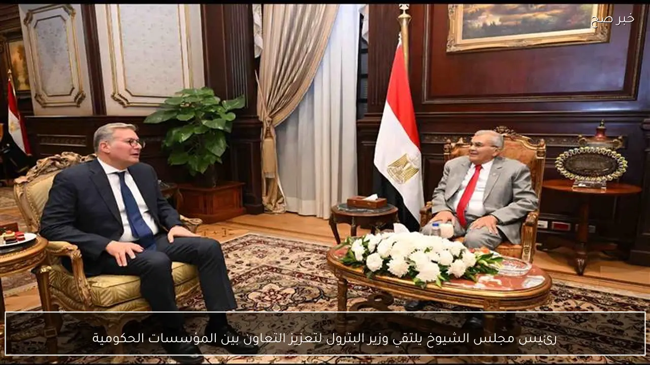 رئيس مجلس الشيوخ يلتقي وزير البترول لتعزيز التعاون بين المؤسسات الحكومية