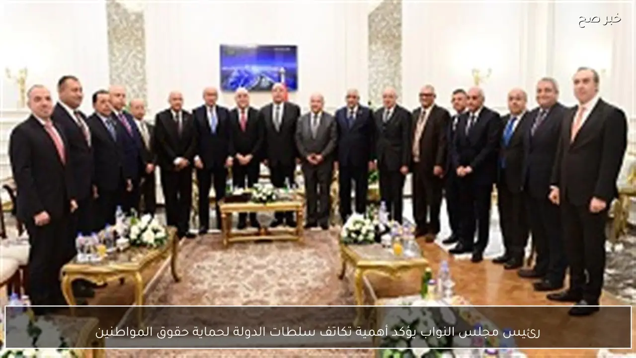 رئيس مجلس النواب يؤكد أهمية تكاتف سلطات الدولة لحماية حقوق المواطنين