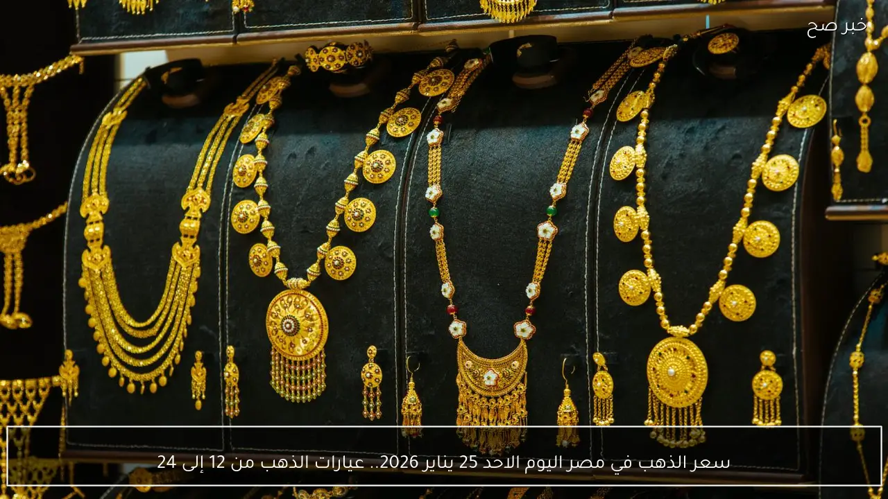 هبوط مفاجئ.. سعر الذهب في مصر اليوم الاثنين 26 يناير 2026 بعد سلسلة الارتفاعات