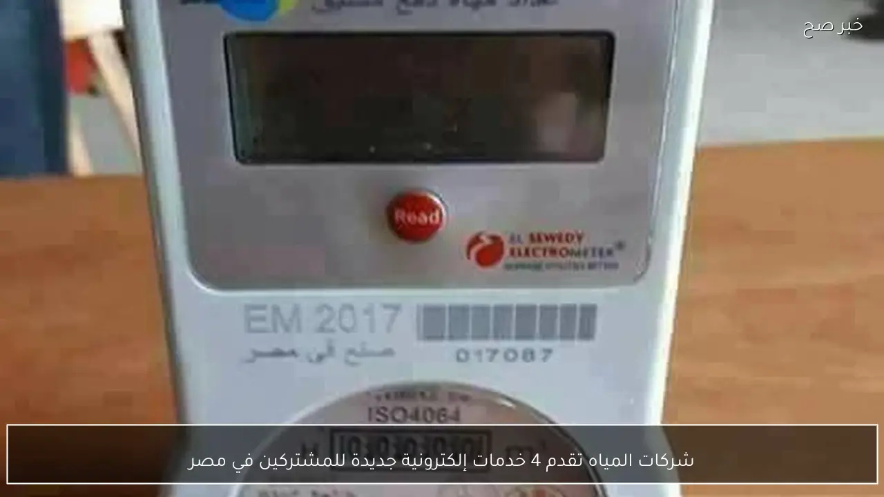 شركات المياه تقدم 4 خدمات إلكترونية جديدة للمشتركين في مصر