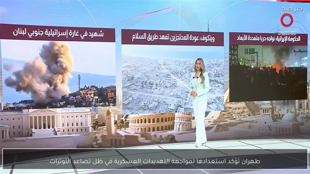 طهران تؤكد استعدادها لمواجهة التهديدات العسكرية في ظل تصاعد التوترات