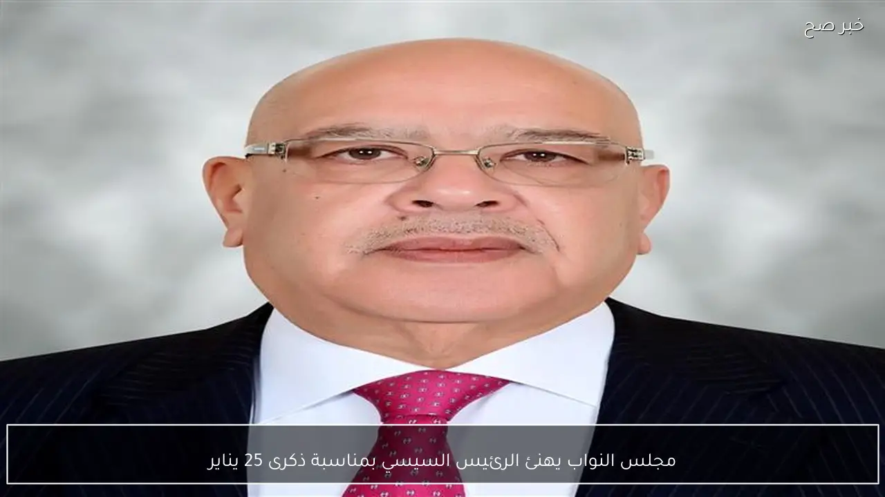 مجلس النواب يهنئ الرئيس السيسي بمناسبة ذكرى 25 يناير