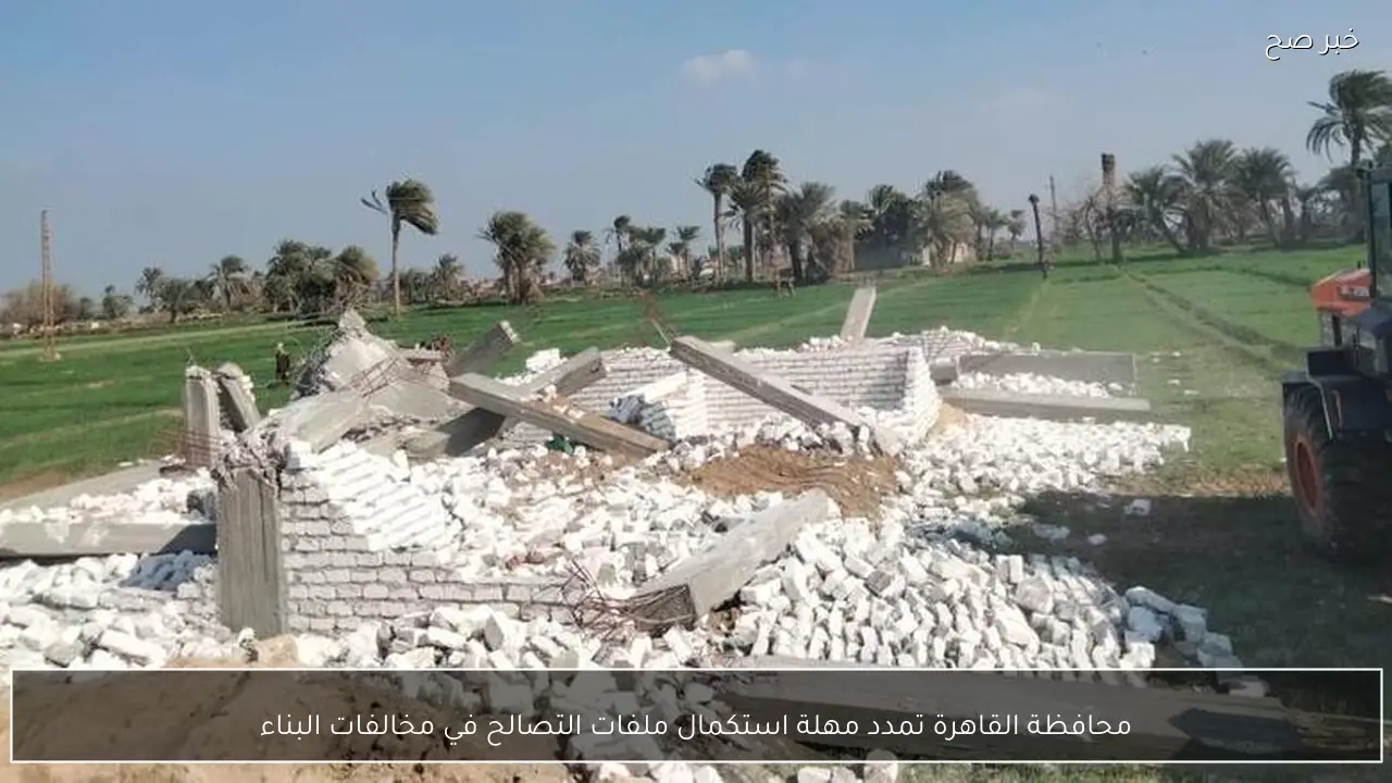 محافظة القاهرة تمدد مهلة استكمال ملفات التصالح في مخالفات البناء