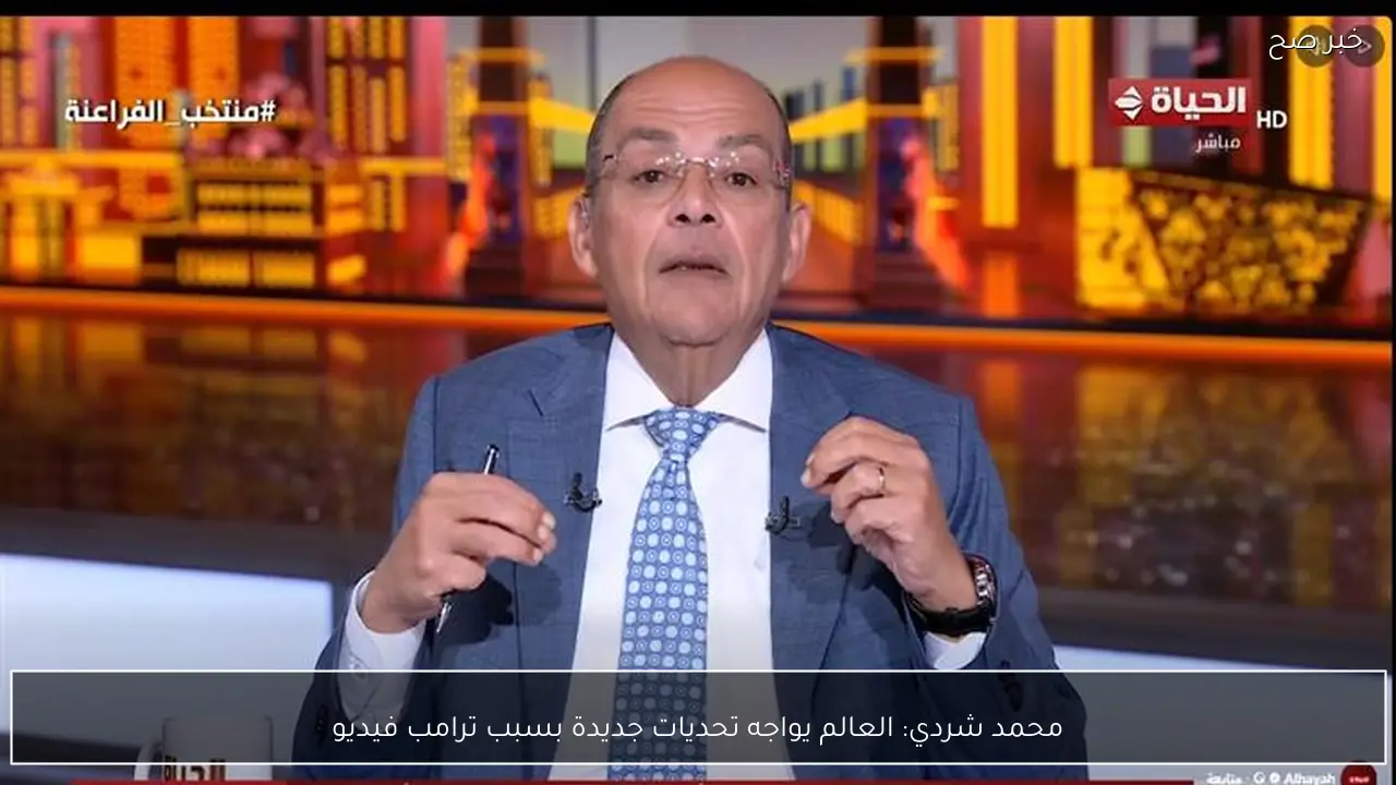 محمد شردي: العالم يواجه تحديات جديدة بسبب ترامب فيديو