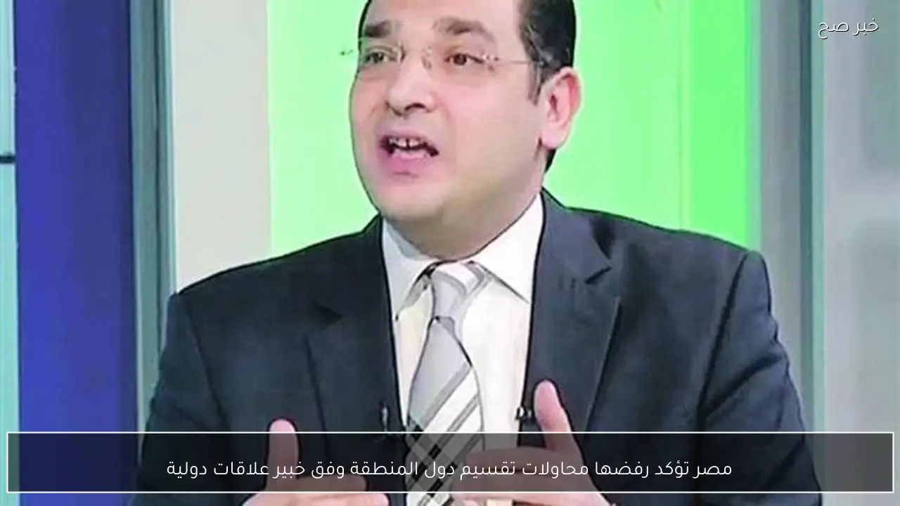 مصر تؤكد رفضها محاولات تقسيم دول المنطقة وفق خبير علاقات دولية