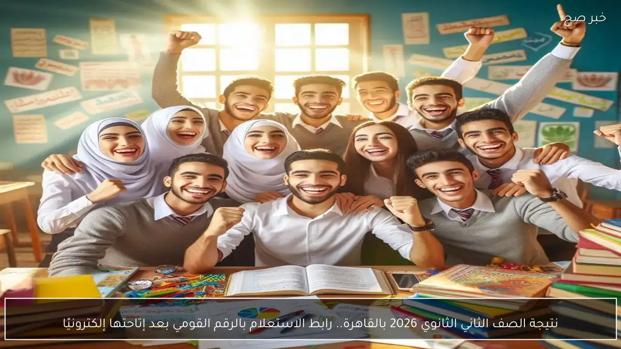 نتيجة الصف الثاني الثانوي 2026 بالقاهرة.. رابط الاستعلام بالرقم القومي بعد إتاحتها إلكترونيًا