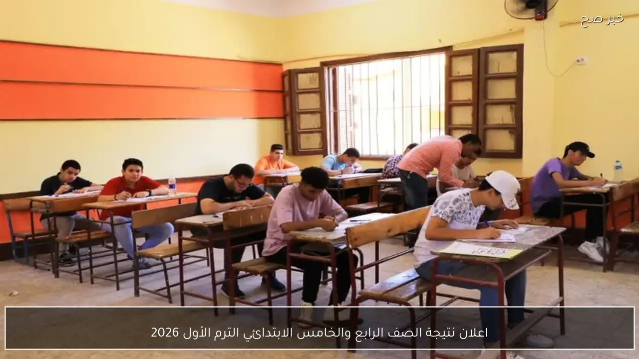 برقم الجلوس والاسم.. نتيجة الصف الرابع والخامس الابتدائي الترم الأول 2026 عبر بوابة التعليم الأساسي