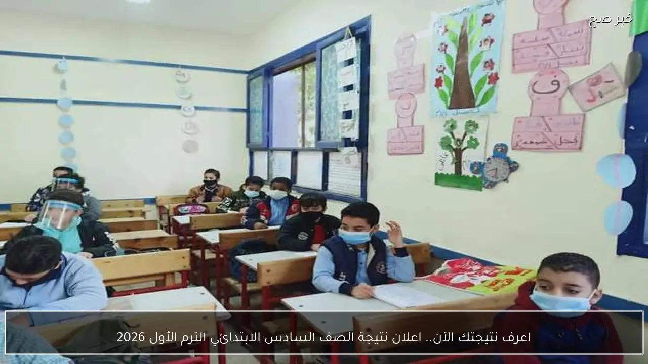 إستخرج نتيجتك.. اعلان نتيجة الصف السادس الابتدائي الترم الأول 2026 بالاسم ورقم الجلوس عبر بوابة التعليم الأساسي
