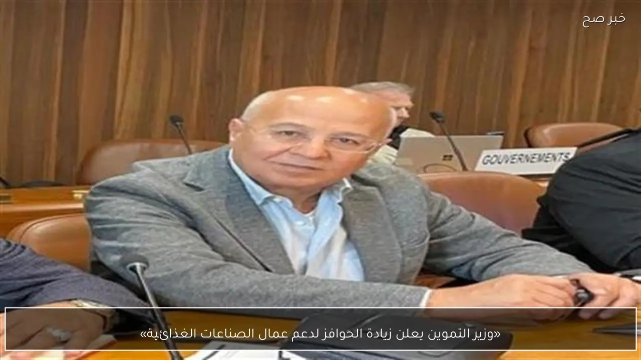 «وزير التموين يعلن زيادة الحوافز لدعم عمال الصناعات الغذائية»