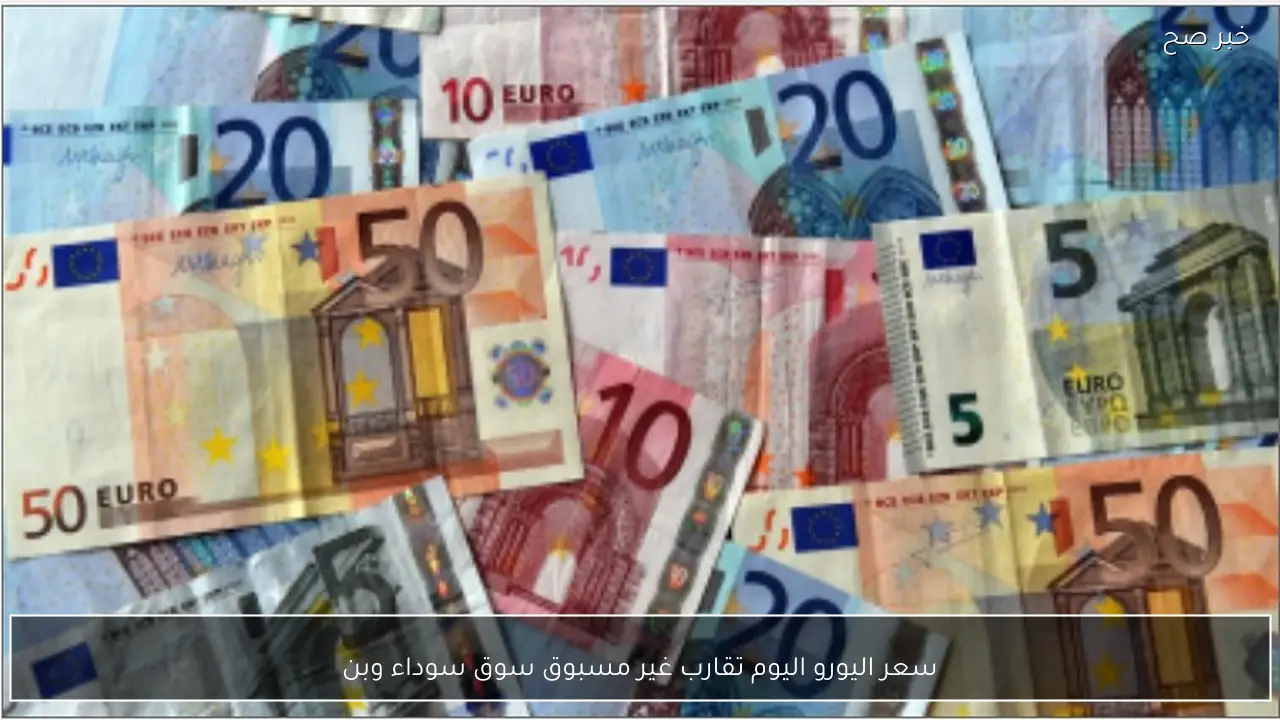 سعر اليورو اليوم في السوق السوداء يتقارب من البنوك