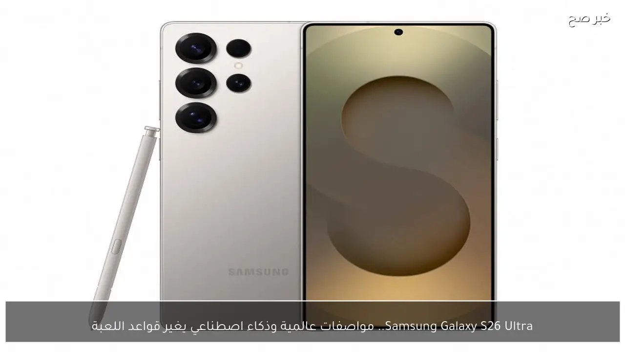 Samsung Galaxy S26 Ultra.. مواصفات عالمية وذكاء اصطناعي يغير قواعد اللعبة