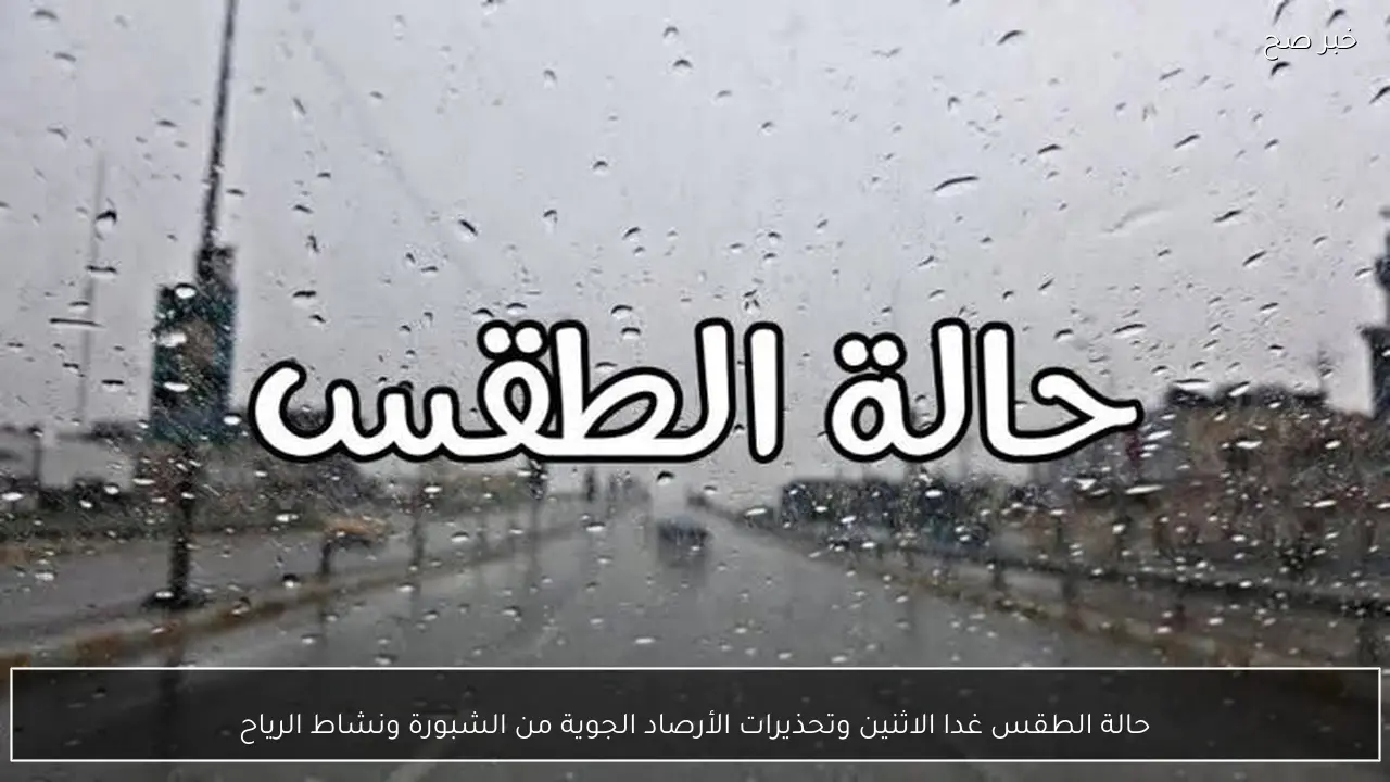 حالة الطقس غدا الاثنين وتحذيرات الأرصاد الجوية من الشبورة ونشاط الرياح