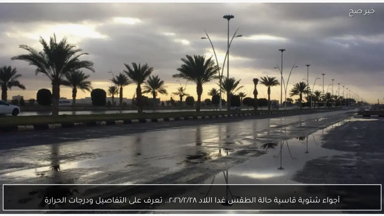 “متخرجش من بيتك”.. أجواء شتوية قاسية حالة الطقس غدا الاحد 1 مارس 2026 والارصاد الجوية تحذر المواطنين