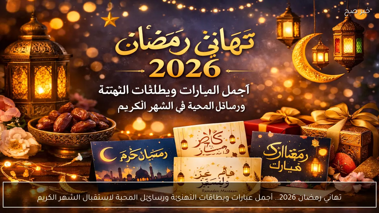تهاني رمضان 2026.. أجمل عبارات وبطاقات التهنئة ورسائل المحبة لاستقبال الشهر الكريم