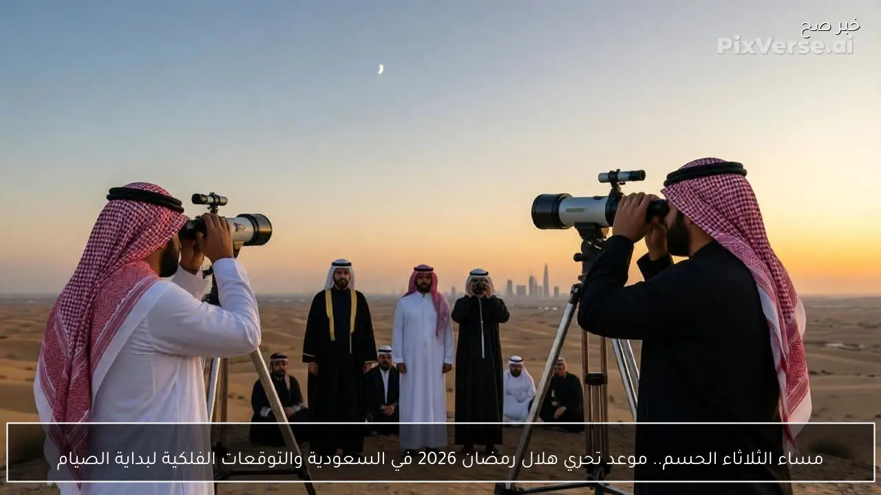 مساء الثلاثاء الحسم.. موعد تحري هلال رمضان 2026 في السعودية والتوقعات الفلكية لبداية الصيام