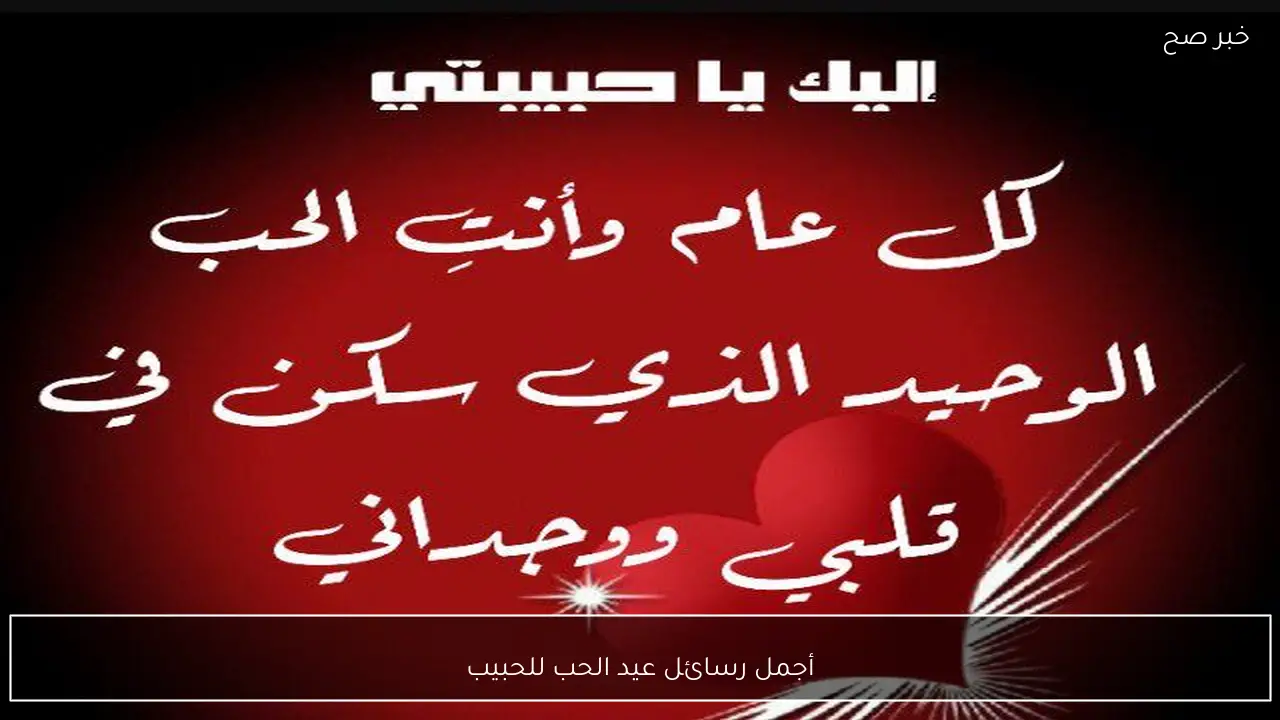 أجمل رسائل عيد الحب للحبيب 2026 مكتوبة.. طرق رائعة للتعبير عن مشاعرك