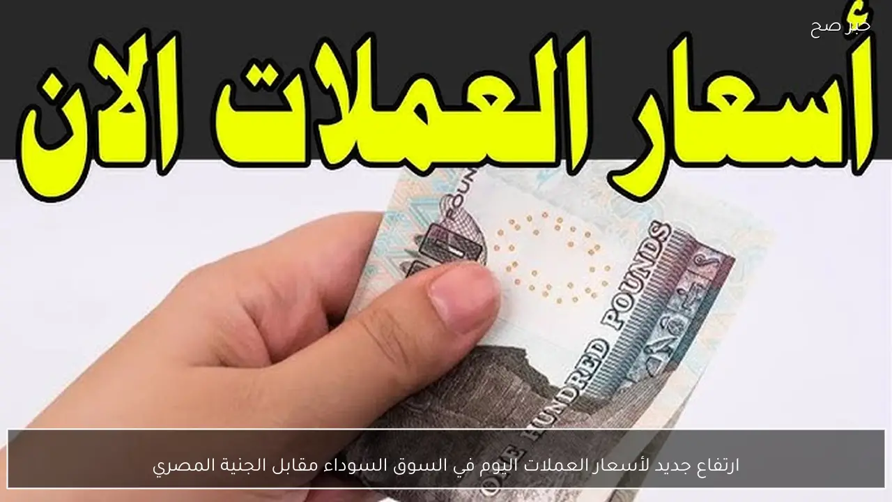 ارتفاع جديد لأسعار العملات اليوم في السوق السوداء مقابل الجنية المصري