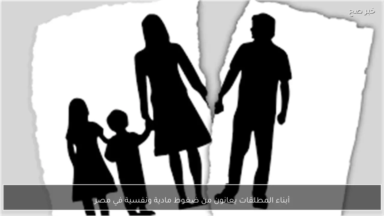 أبناء المطلقات يعانون من ضغوط مادية ونفسية في مصر