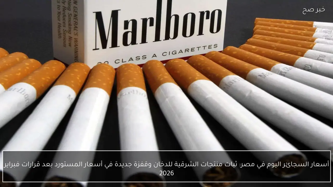 أسعار السجائر اليوم في مصر: ثبات منتجات الشرقية للدخان وقفزة جديدة في أسعار المستورد بعد قرارات فبراير 2026