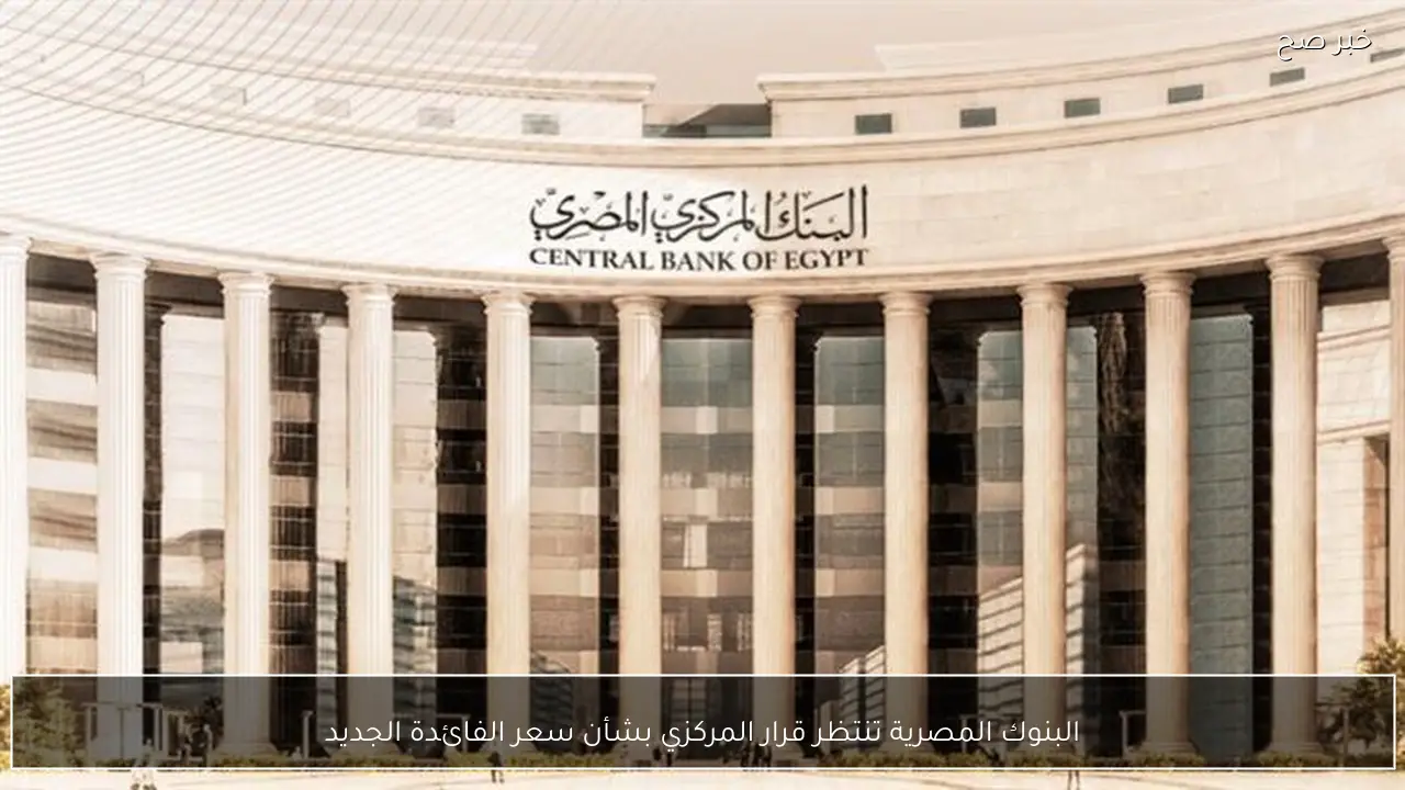 البنوك المصرية تنتظر قرار المركزي بشأن سعر الفائدة الجديد