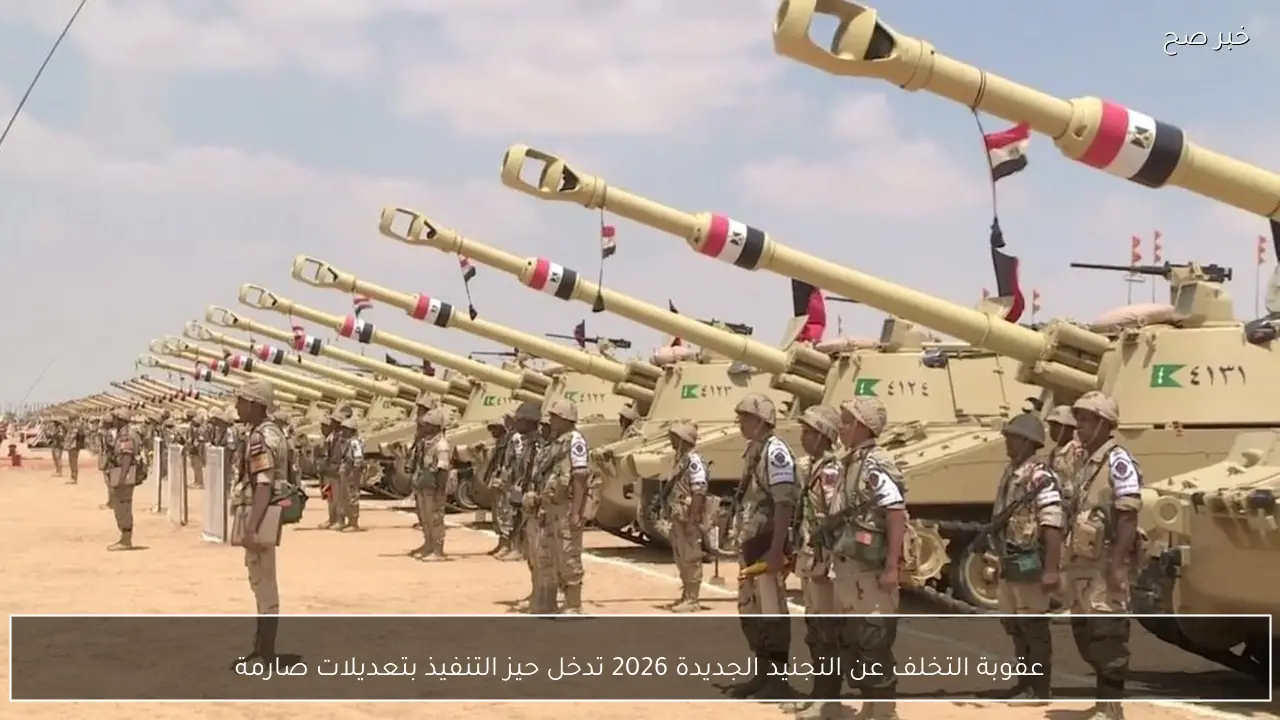 عاجل عقوبة التخلف عن التجنيد الجديدة 2026 تدخل حيز التنفيذ بتعديلات صارمة