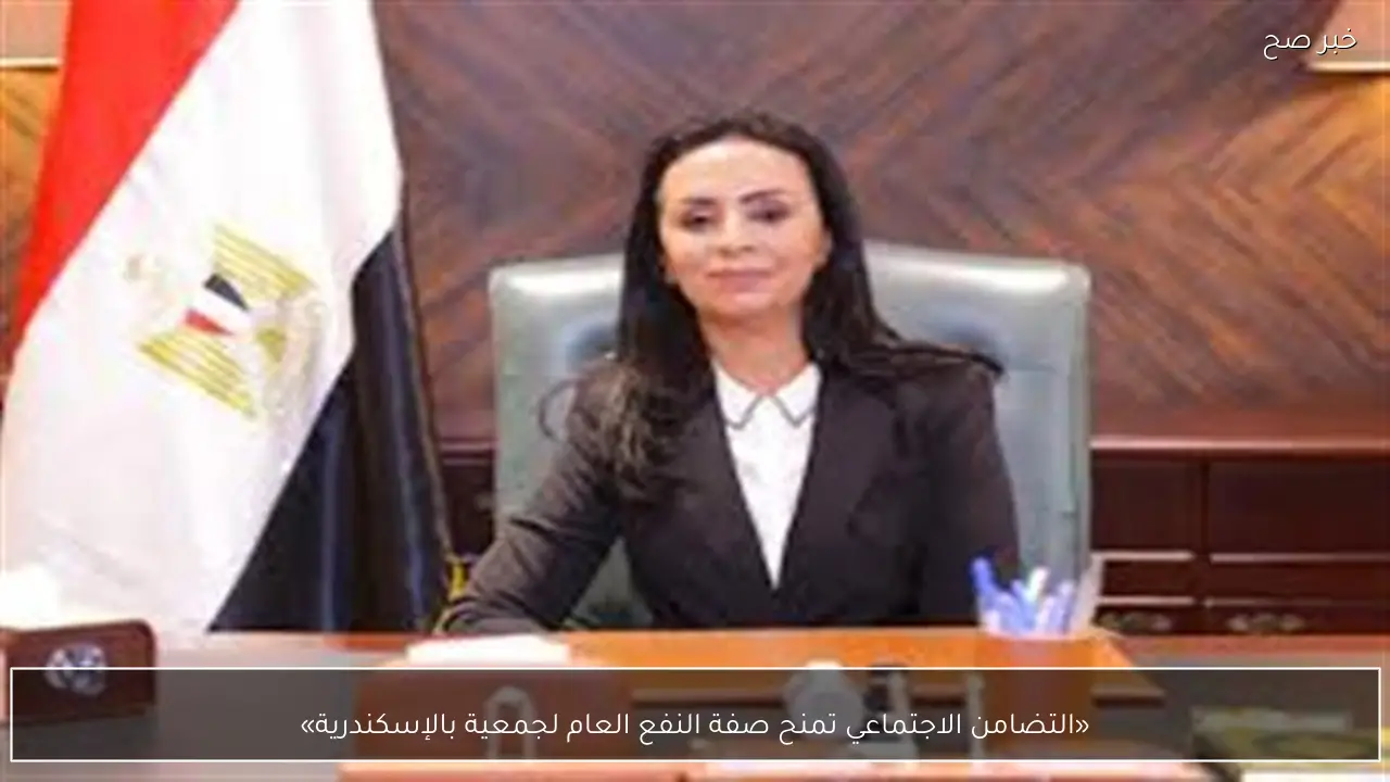 «التضامن الاجتماعي تمنح صفة النفع العام لجمعية بالإسكندرية»