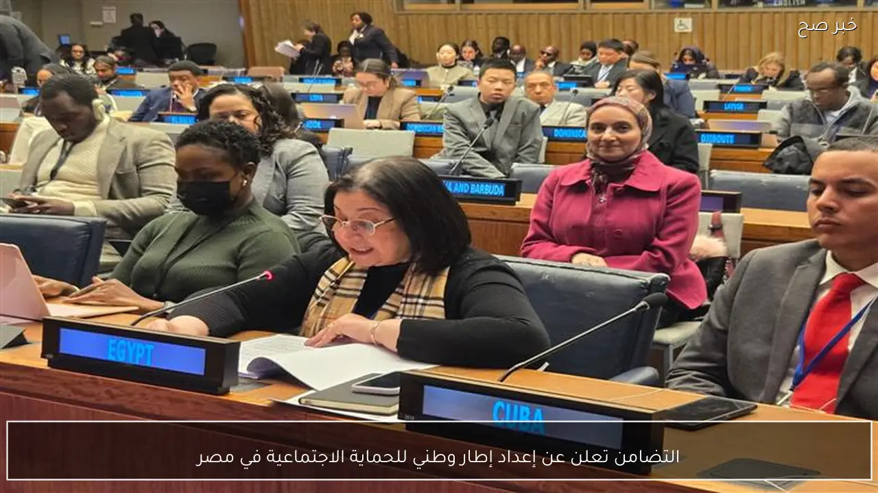 التضامن تعلن عن إعداد إطار وطني للحماية الاجتماعية في مصر